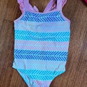 The Beaufort Bonnet Company Chevron Striped Kids Swimwear